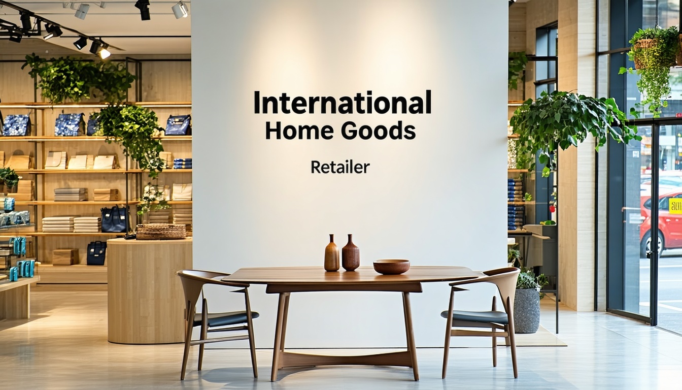 International Home Goods Retailer Logo
